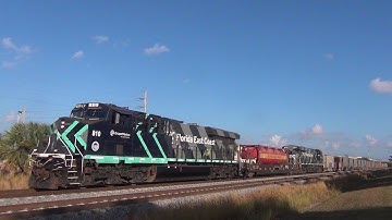 WHITE TOP GONS on FEC 101-25 - 177-10K also Brightlines BLF712 and BLF720 - 11/25/25