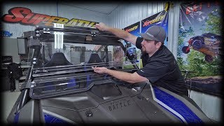 Flip Windshield Install | Honda Talon 1000 | SuperATV