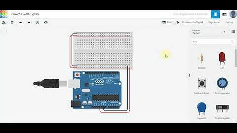 Tinkercad hesap açma - devre kurulumu - ilk arduino simülasyonu