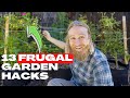 13 CHEAP or FREE Vegetable Garden Ideas to Grow More Food for Less Money