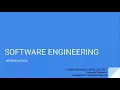 Software Engineering Introduction and Definition