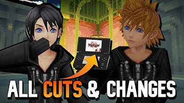 Everything CUT or CHANGED in Kingdom Hearts 358/2 Days "the Movie"