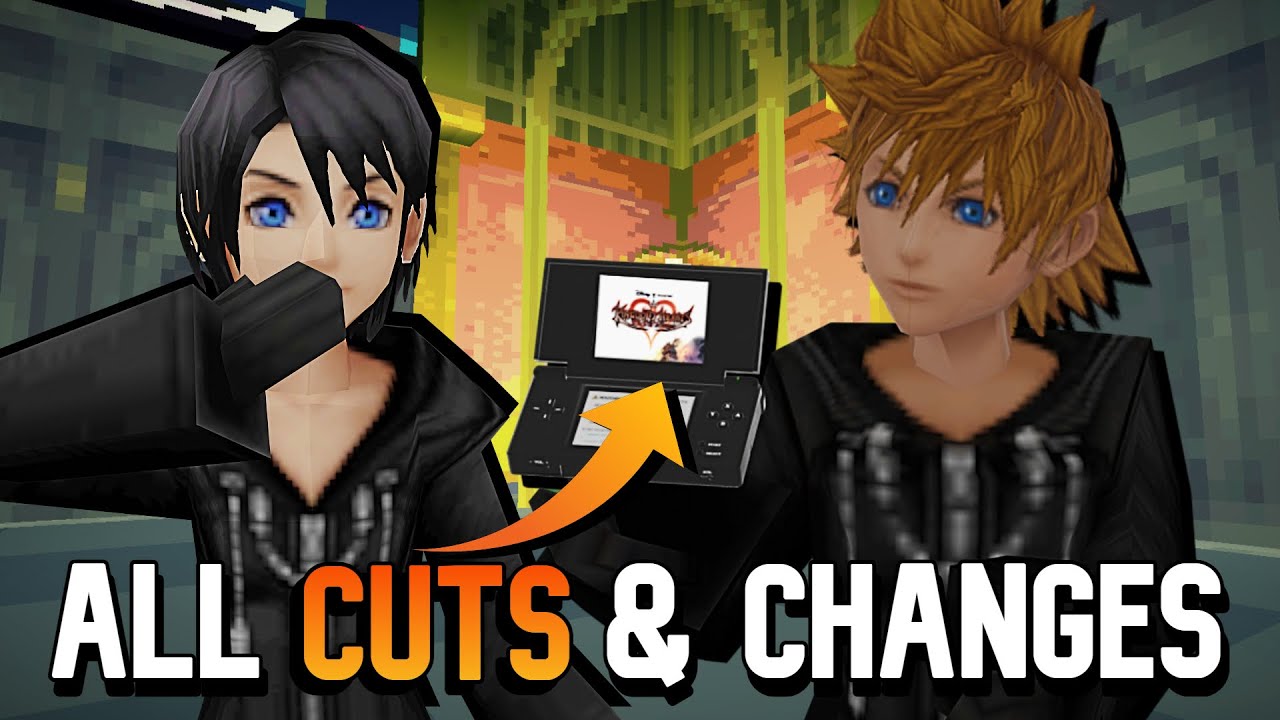 Everything CUT or CHANGED in Kingdom Hearts 358/2 Days "the Movie"