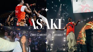 Asake CONCERT LIVE  | FULL  PERFORMANCE IN TORONTO 2024 | VLOG in Scotiabank Arena