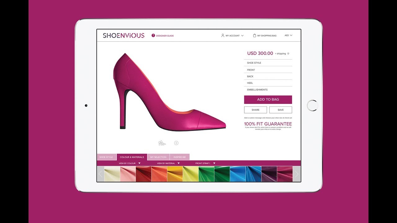 shoe designer website