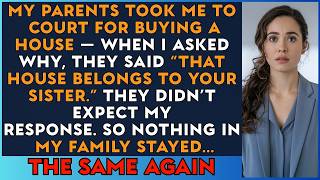My Parents Took Me to Court for Buying a House — They Said ＂That House Belongs to Your Sister＂