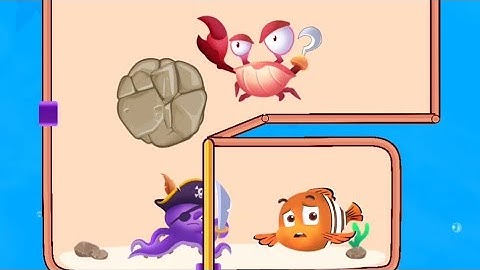 Fish Pin Gameplay Save The Fish All Game - Fishdom Game - Pull The Pin