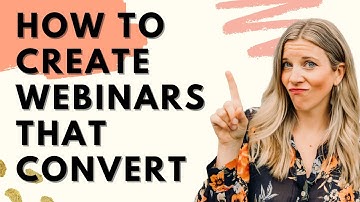 The Five Keys to Creating WEBINARS THAT CONVERT!