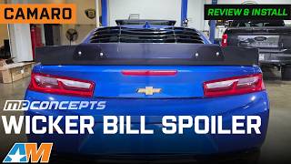 2016-2024 Camaro MP Concepts Wicker Bill Spoiler Review & Install