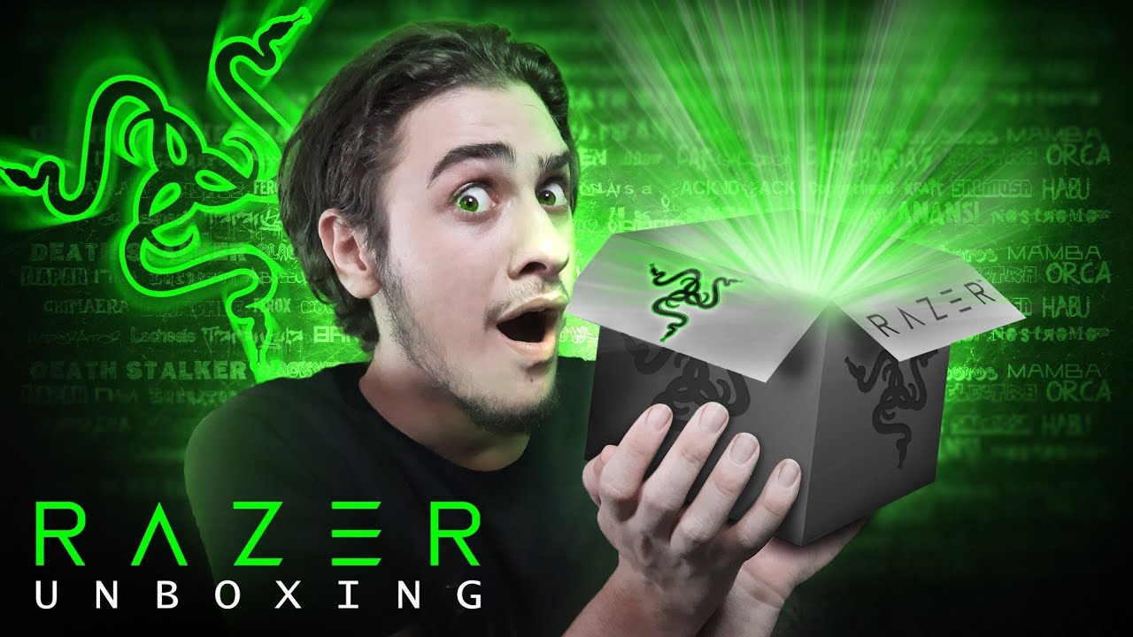 آنباکس تجهیزات گیمینگ ریزر💥RAZER GAMING EQUIPMENT UNBOXING YouTube