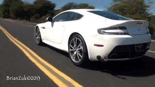 Aston Martin V8 Vantage with Capristo Exhaust - In Action