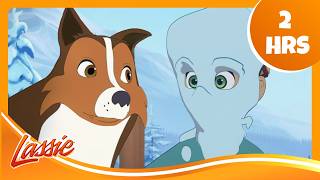 ❄️ Blizzard Rescue Adventure! Saving the Lost Wolf Cub | The New Adventures of Lassie