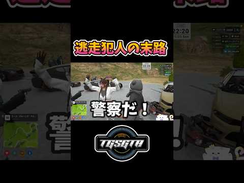 ☠逃走犯人の末路/ #TGSGTA #shorts