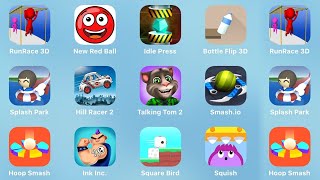 Run Race 3D, New Red Ball, Idle Press, Bottle Flip 3D, Splash Park, Hill Racer 2, Talking Tom 2 screenshot 4