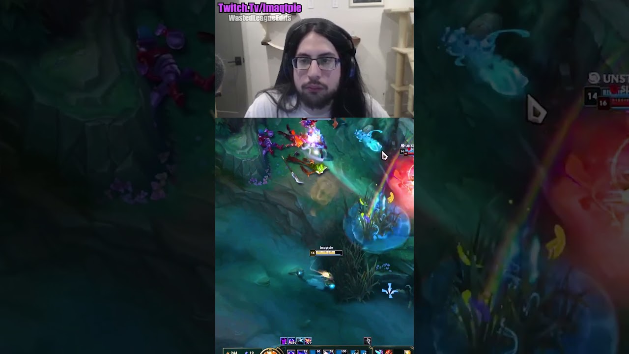 ADC LEGEND Imaqtpie INTENSE Smolder Teamfight!