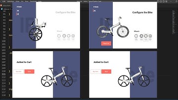 ASMR Programming - Modern Bicycle Product Details - No Talking || Only HTML CSS