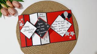DIY Happy Teachers Day Card | Handmade Card For Teacher’s Day | Greeting Card for Teacher | Tutorial