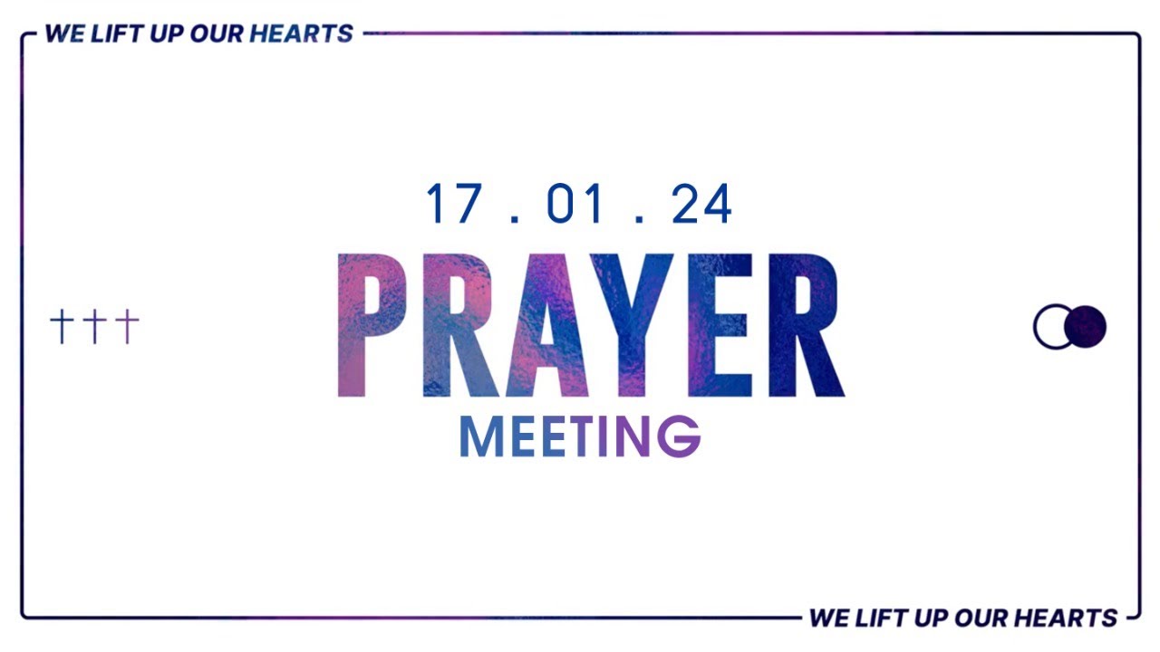 ประชุมอธิษฐานคืนวันพุธ StreamYard & Youtube 17-Jan-2024