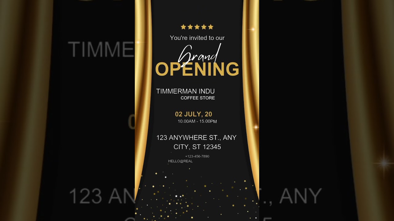 Showroom inauguration invitation video | Crown UPVC | 