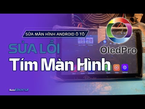 Sửa Lỗi Tím Màn Hình Oled C2 Main TS8L Android Ô Tô 9 Inches