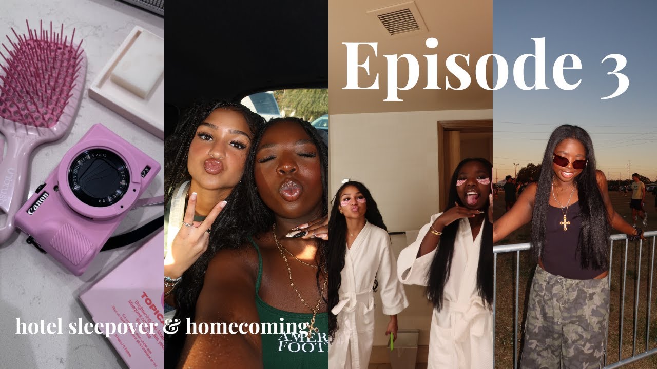 episode 3: hotel sleepover, usf homecoming, and night out :)