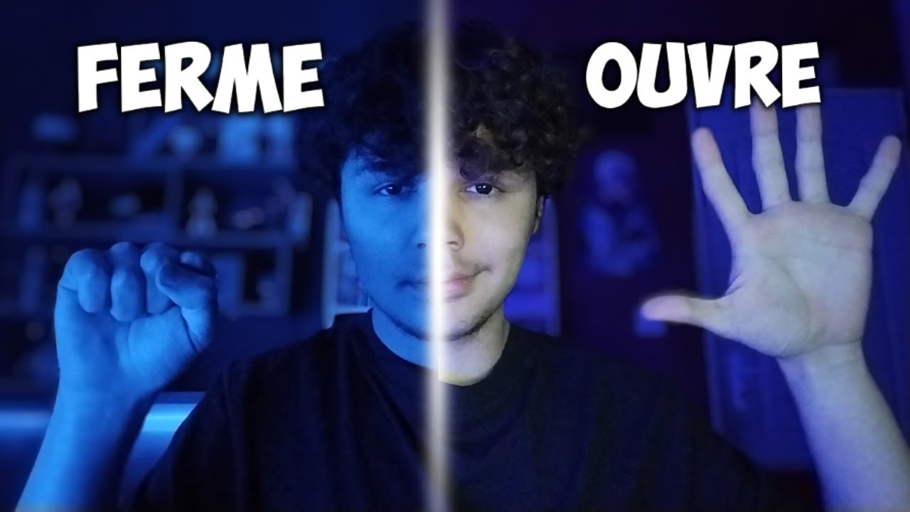 ASMR OUVRE ET FERME LES YEUX (100% tu va dormir)