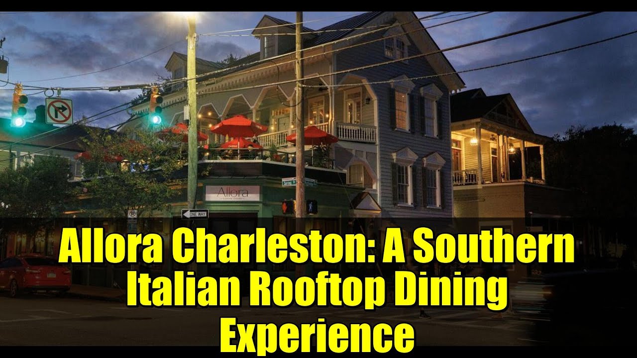 Allora Charleston: A Southern Italian Rooftop Dining Experience - YouTube
