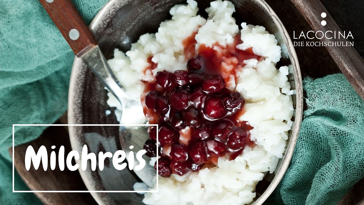 Milchreis mit Kirschen - Dessertklassiker selber machen | La Cocina