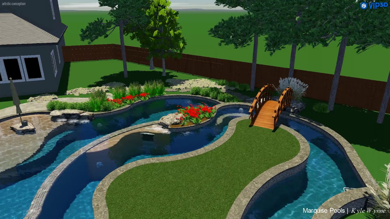 Lazy River Pool - YouTube