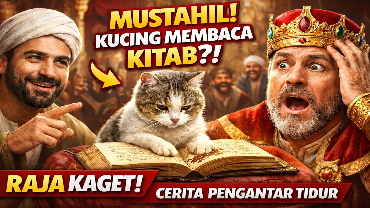Raja Menertawakan Abu Nawas… Tapi Semua Terdiam Saat Kucing Ini “Membaca” Kitab!