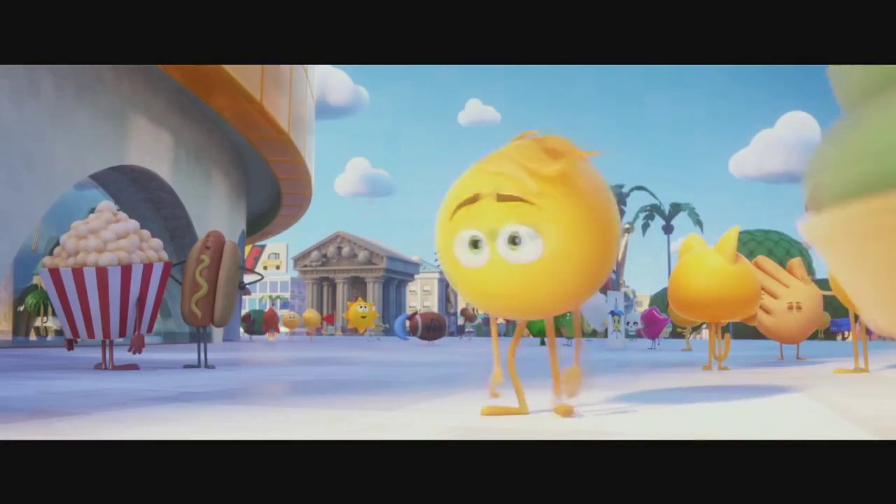 The emoji movie trailer but everytime they make a bad joke it gets ...