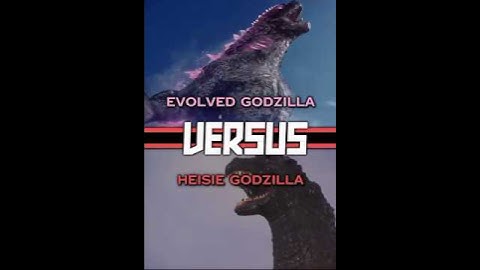 Evolved Vs Heisie #edit #godzilla #edit #1v1 #vsbattle #monsterverse #shorts #fyp #gxk #vs #mv