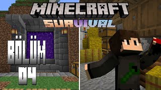 Nether ve Ambar - Minecraft Survival - Bölüm #04