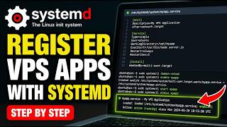 How to register with systemd services for VPS app management - Step By Step
