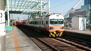 EMU1200紅斑馬自強號台南站第二月臺南下發車(167次)