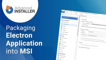 Packaging an Electron Application into an MSI Installer