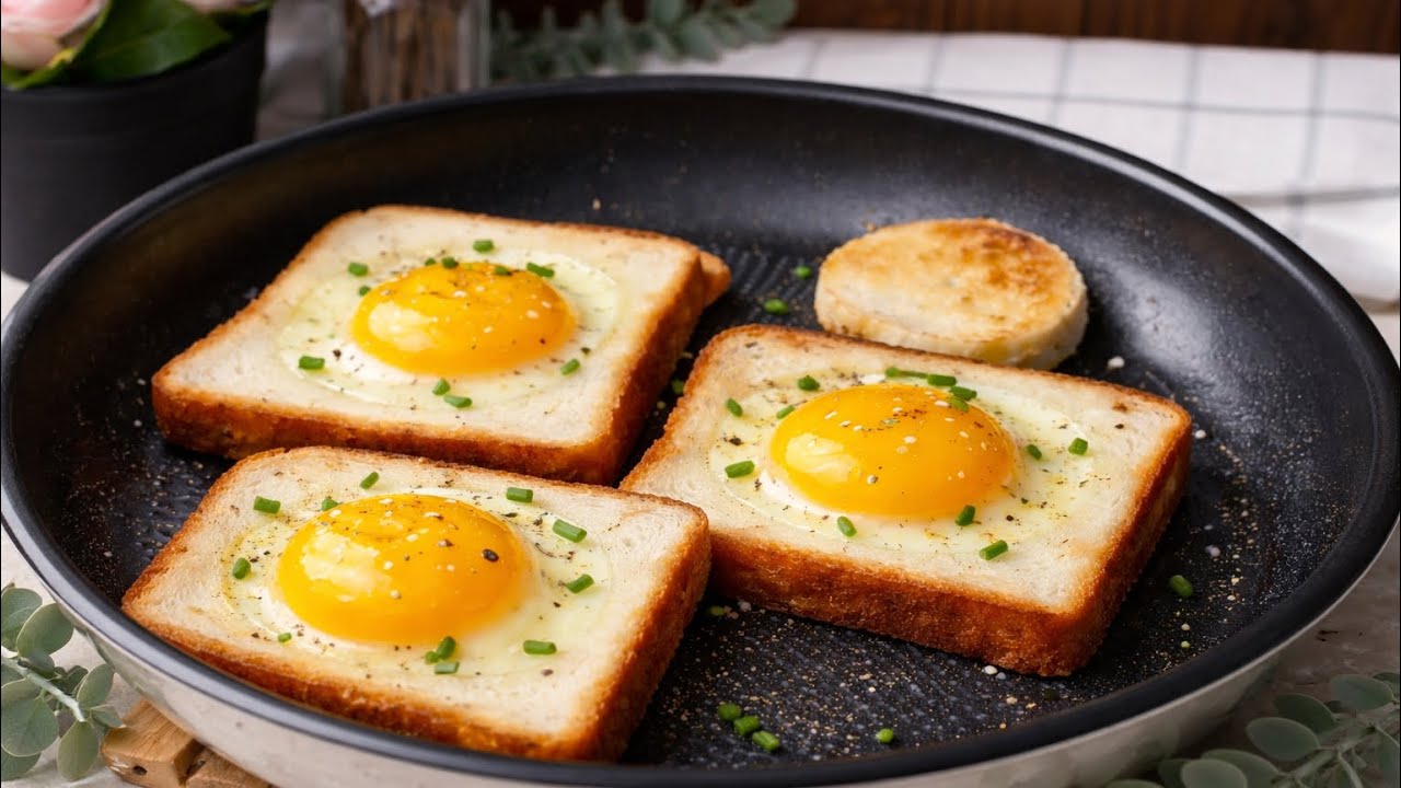 Perfect Breakfast: Egg & Toast. I Only Make It This Way