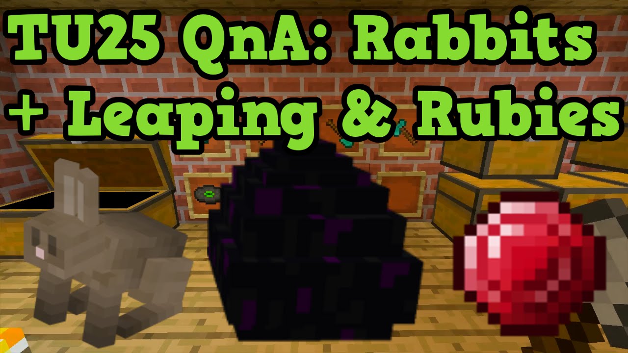 Minecraft Xbox 360 + PS3 TU25 QnA: Rubies, Rabbits & Ender Dragon Egg