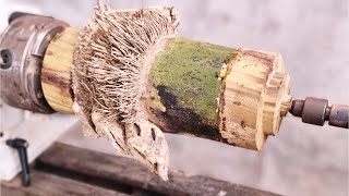 Wood Turning Crafts - Special and Creative Design Ideas, On Bamboo Vase Lathe