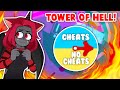 MYSTERY WHEEL DECIDES If I Use CHEATS Or NOT In Tower Of Hell! (Roblox)