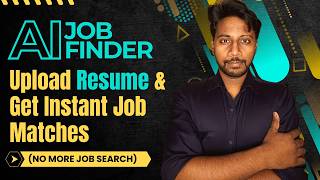 AI Job Finder 🔍 Get Jobs Using Your Resume (Free Tool 2026)