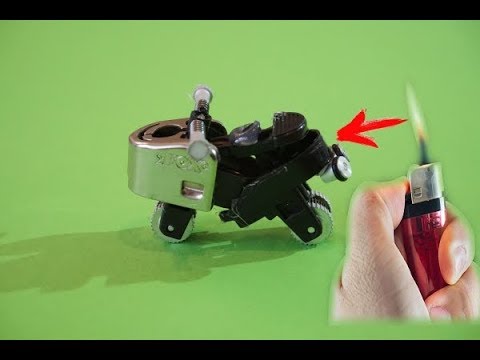 Как сделать мотоцикл из зажигалки? - DIY