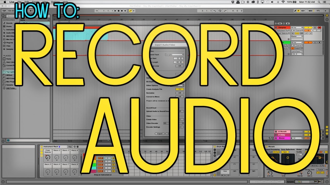 how-to-record-audio-for-a-launchpad-cover-launchpad-tutorial-youtube