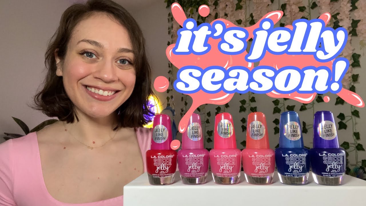 Affordable Jellies in this Economy?? Reviewing LA COLORS Jellies! 💦 + Comparing them to Cirque 👀