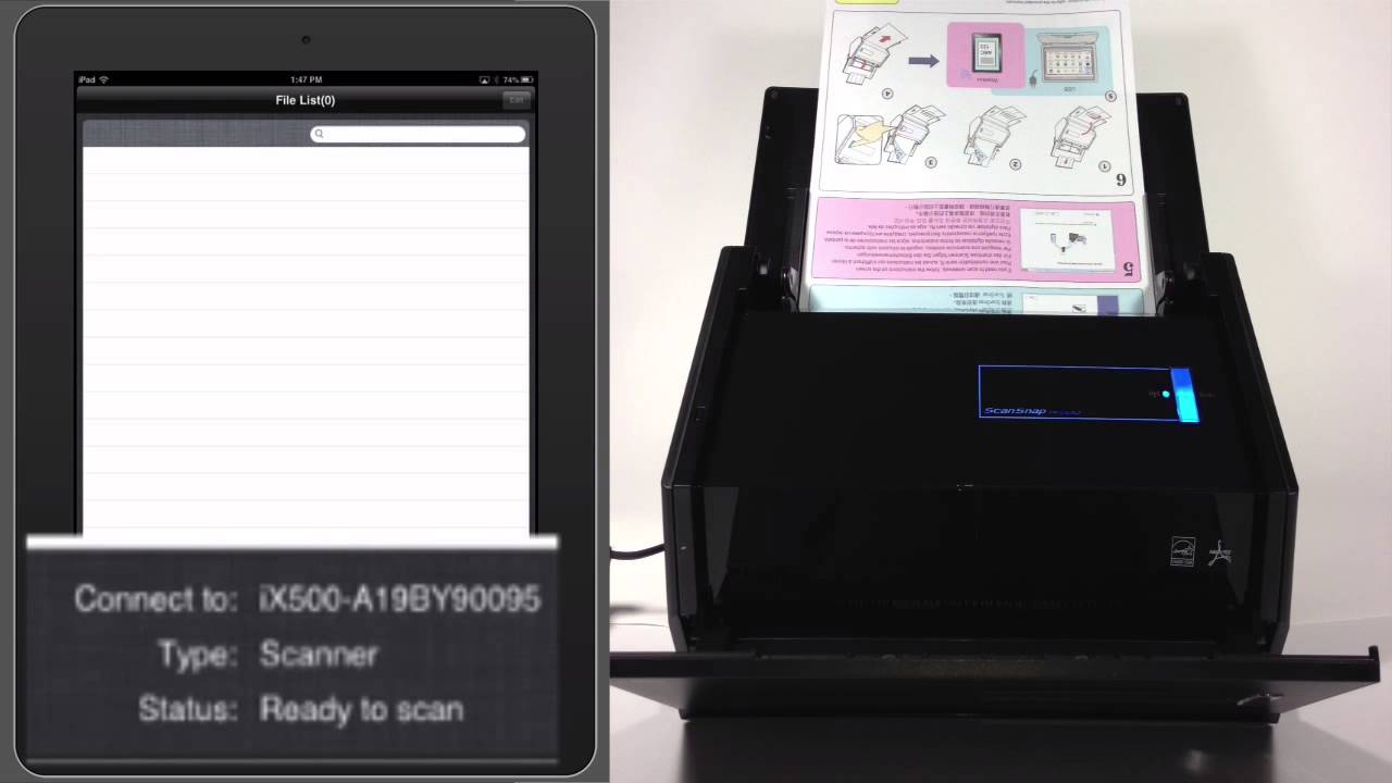 PC/タブレット PC周辺機器 ScanSnap iX500 Wireless Scanning