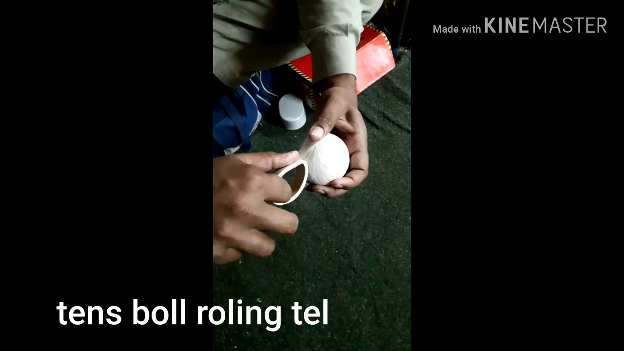 how to tape a tennis ball for Cricket Taping tennis ball YouTube