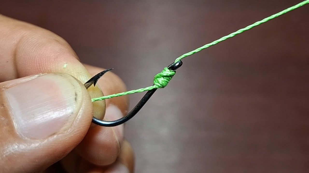 The most popular fishing knot for fishermen, you must be able to make this 