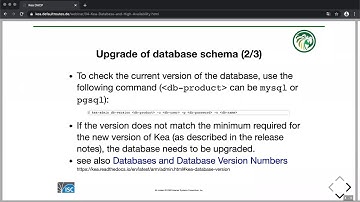 Using the Kea DHCP Server - Session 4 of 6. DB Backends and High Availability, 28 October 2020