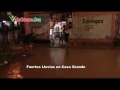 Fuertes lluvias inundan Casa Grande