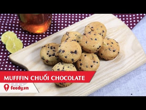 Video Hướng dẫn cách làm Bánh muffin chuối socola - Banana... - youtube